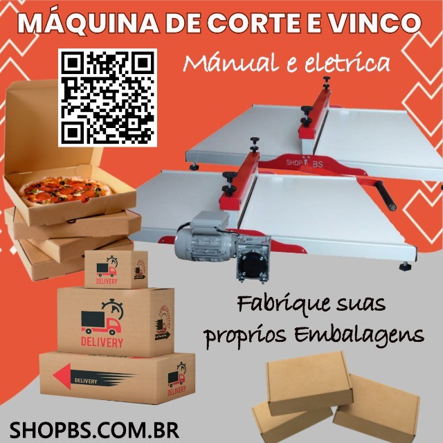 Máquina de Corte e Vinco Manual 100cm – Shop BS Máquinas