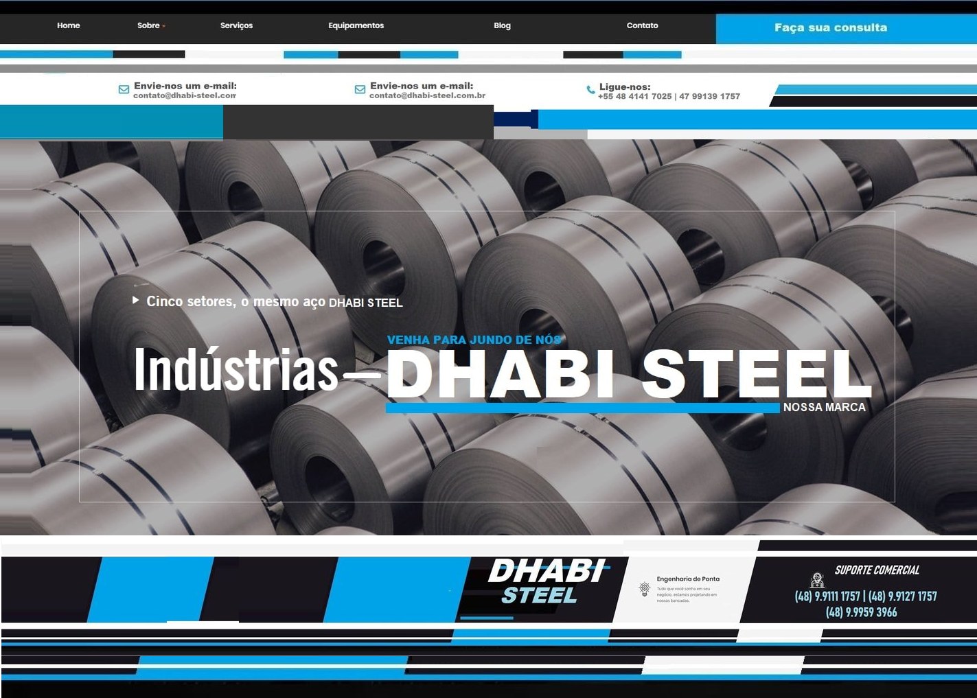 Dhabi Steel galvalume em bobinas