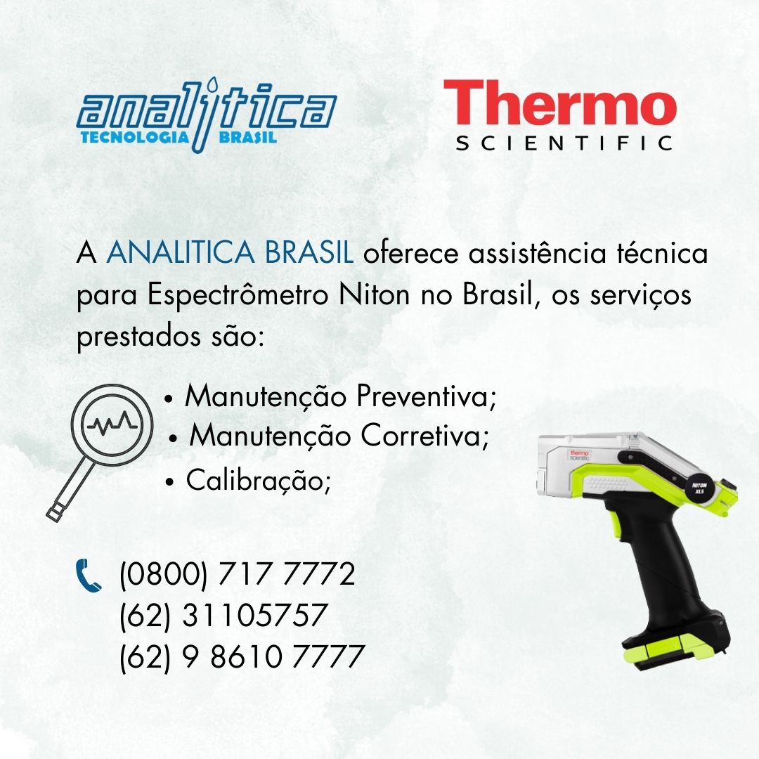 ASSISTENCIA TECNICA SPECTROMETROS NITON BRASIL