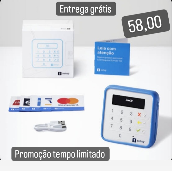 Maquininha de cartão Sumup promoção