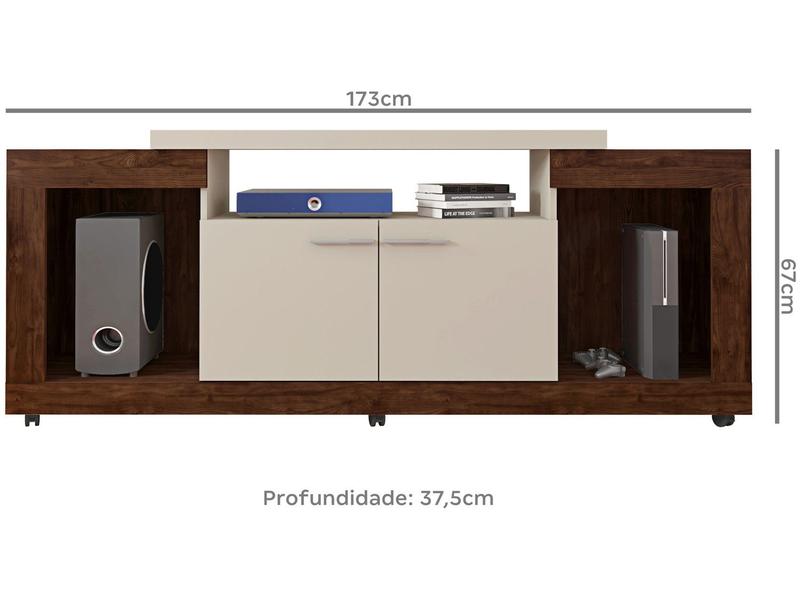 Rack com Painel para TV até 55” 2 Portas