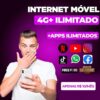 Internet ilimitada 4G e 5G Internet móvel